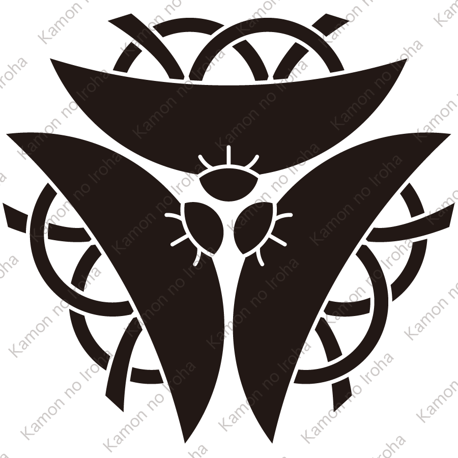 頭合せ三つ笠紋