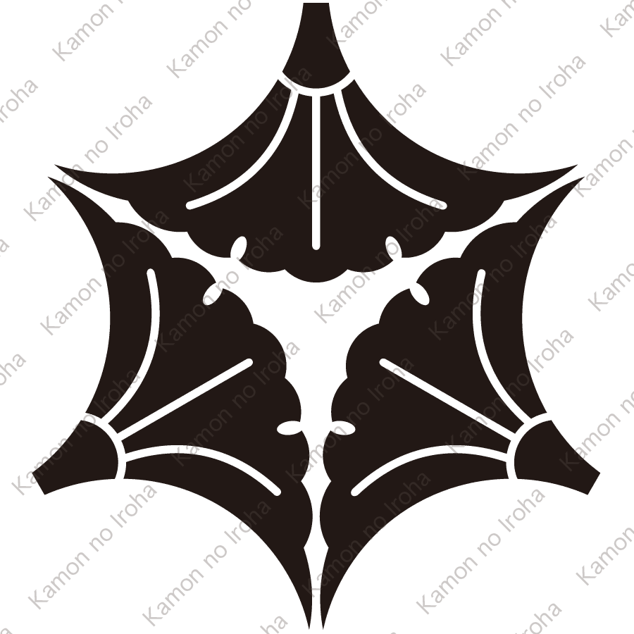 頭合せ三つ銀杏紋