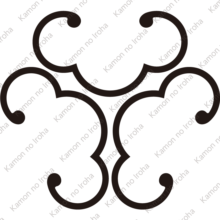 頭合せ三つ唐鐶紋