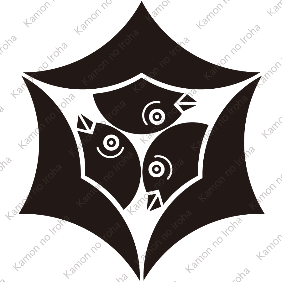 頭合せ三つ雁金紋