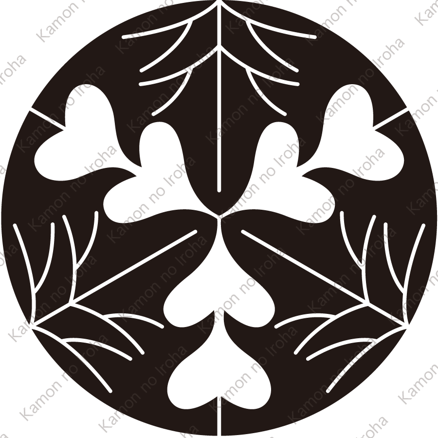 頭合せ三つ割り柊紋