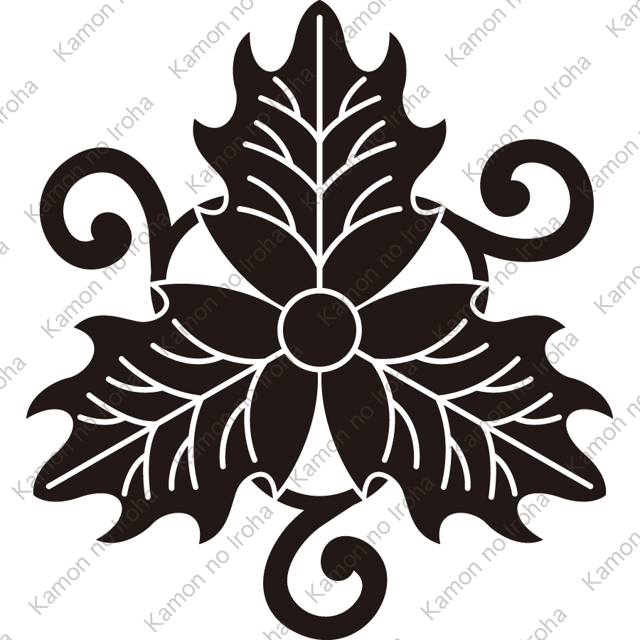 片手蔓三つ柊紋