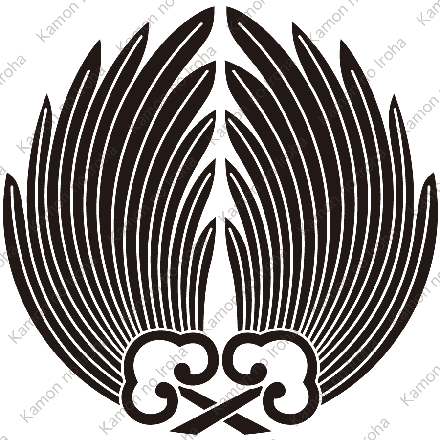 変り抱き棕櫚紋