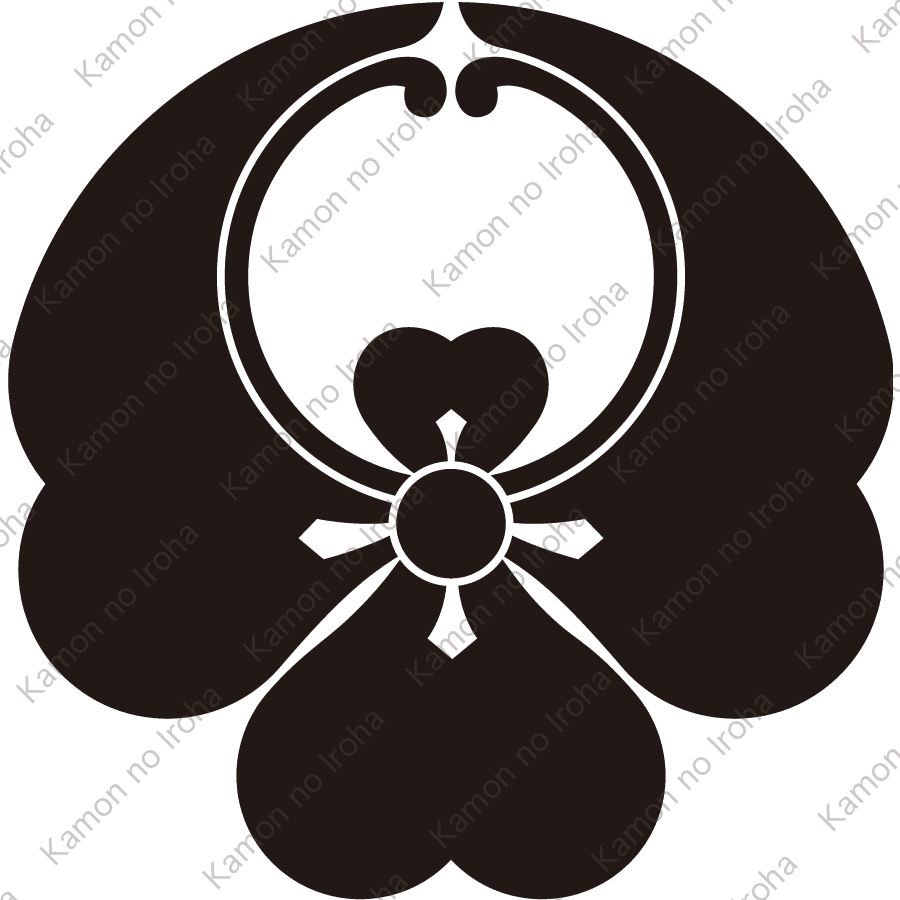 変り浮線片喰紋