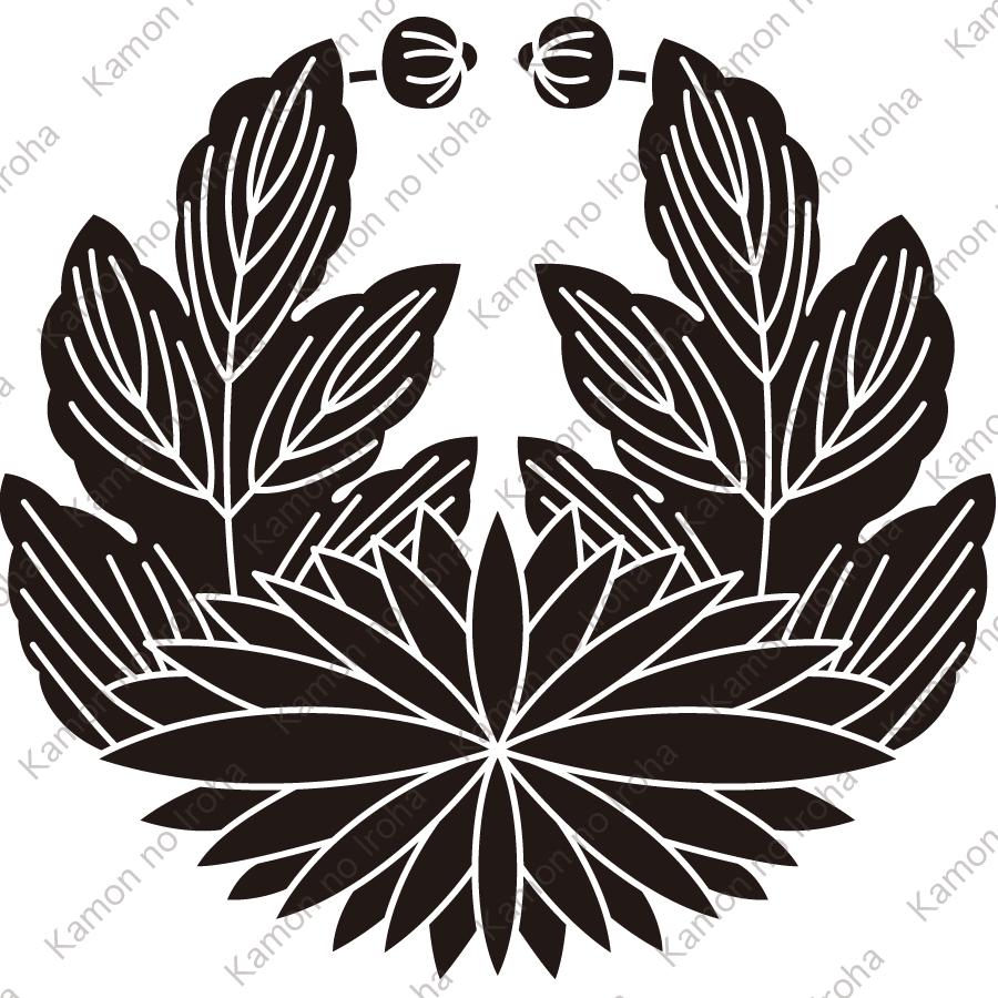 変り杏葉鬼菊紋