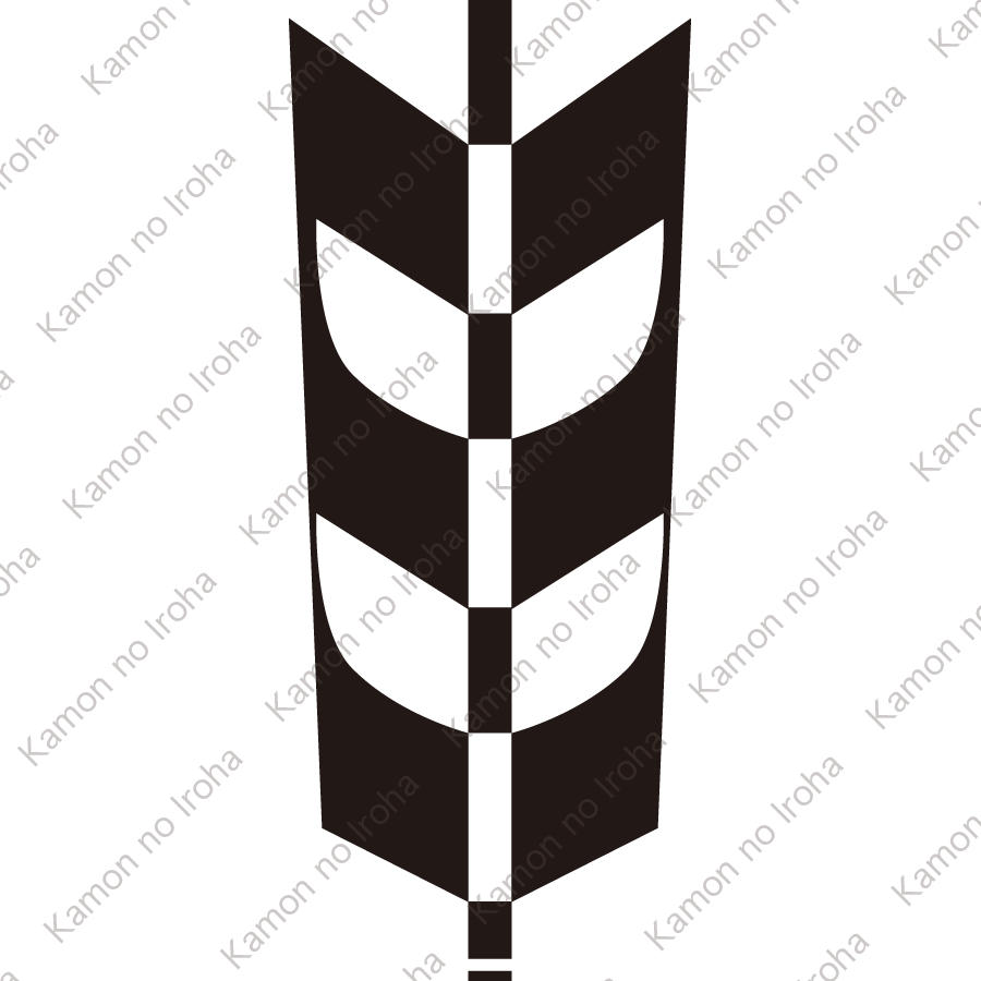 変り一つ矢紋