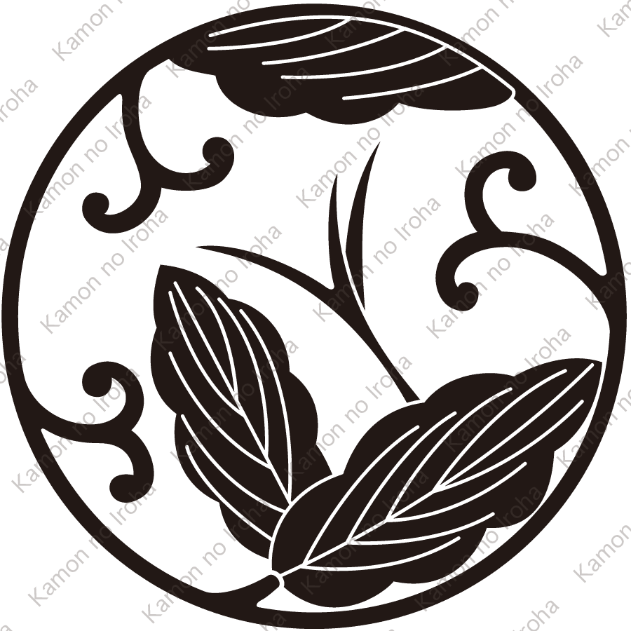 変り柏三つ枝丸紋