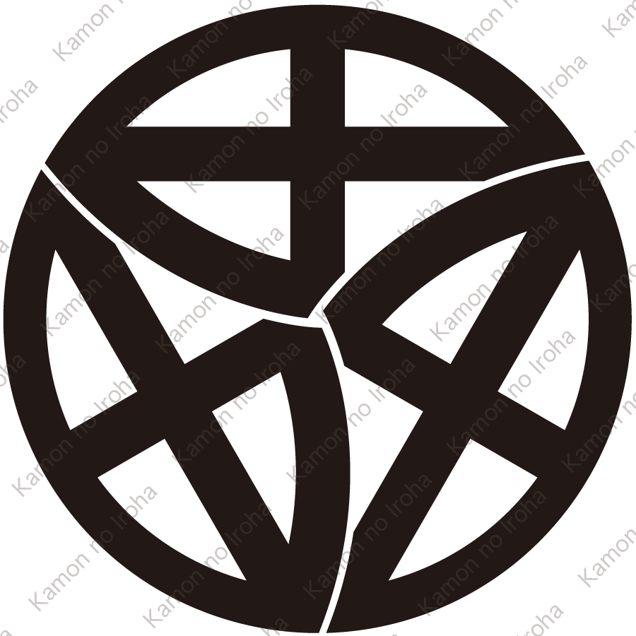 変り三つ重ね轡紋