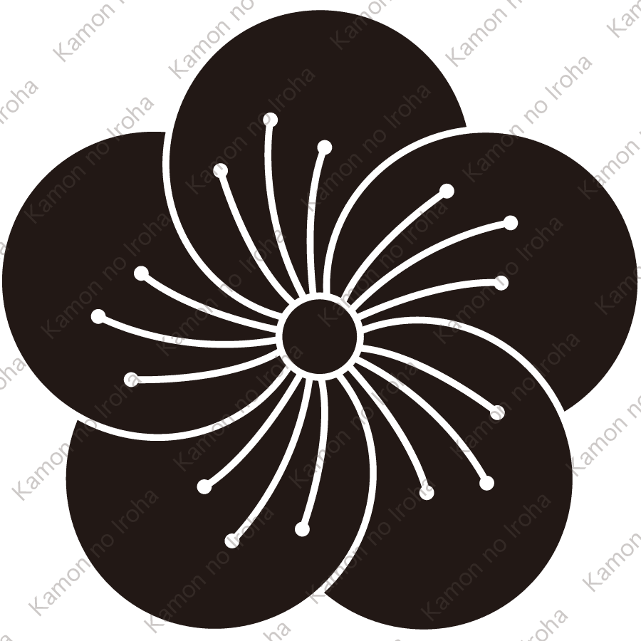 変り捻じ梅紋