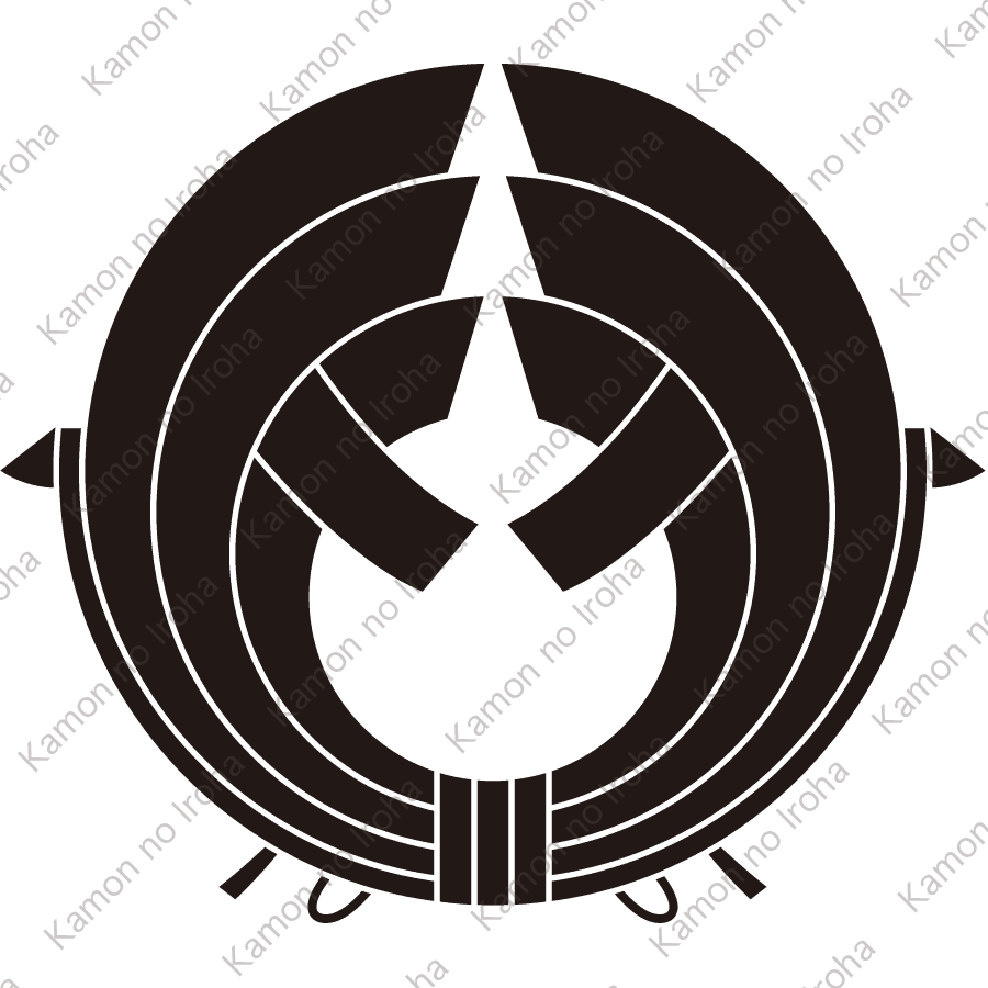 変り熨斗の丸紋