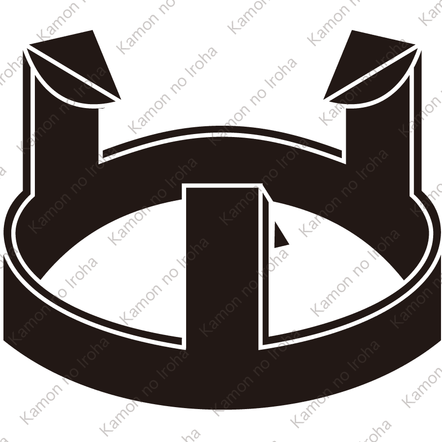 変り据え五徳紋