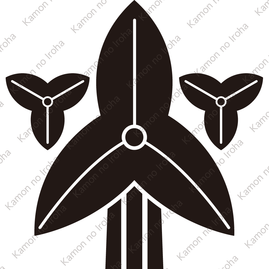 変り立ち沢瀉紋