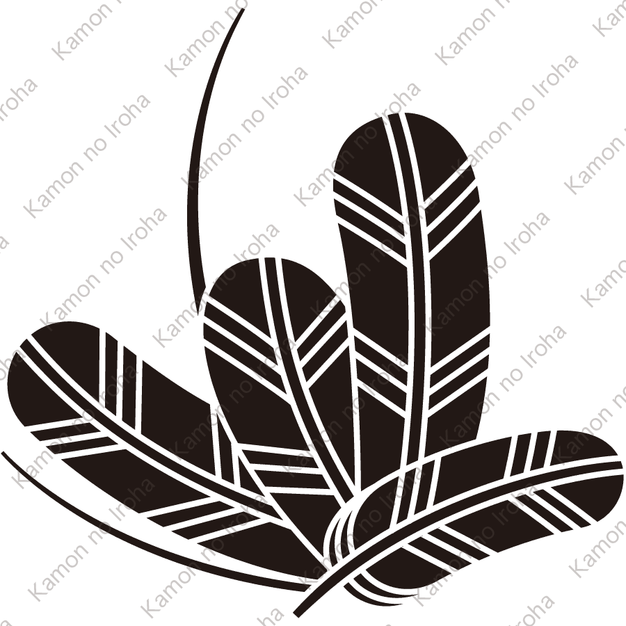 変り鷹の羽蝶紋