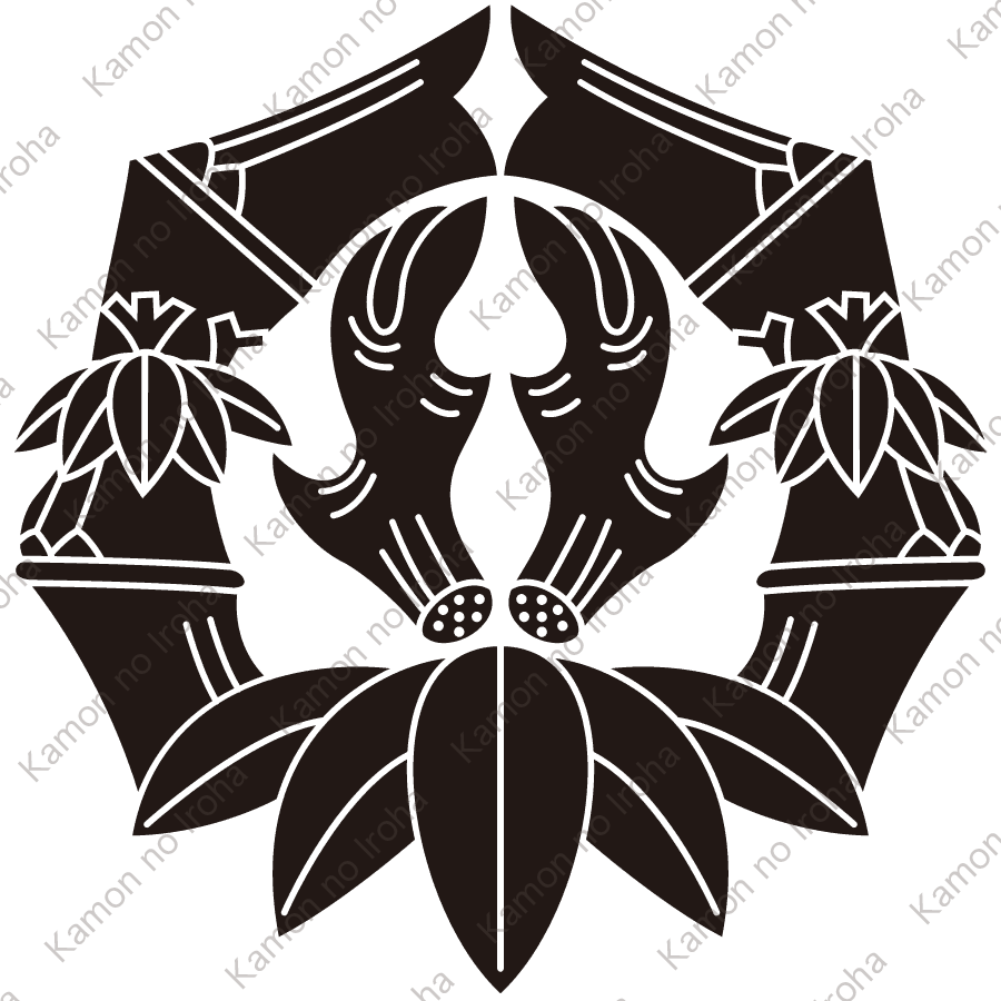 変り竹丸に抱き角紋