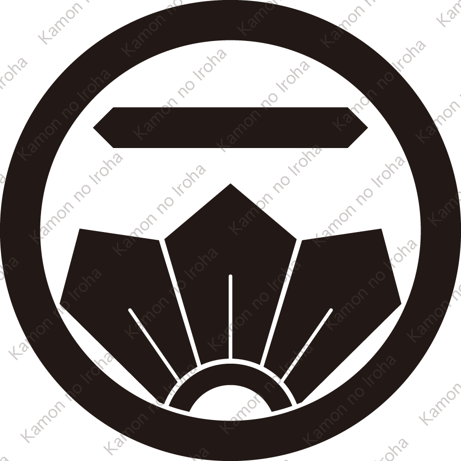 変り植村割り桔梗紋