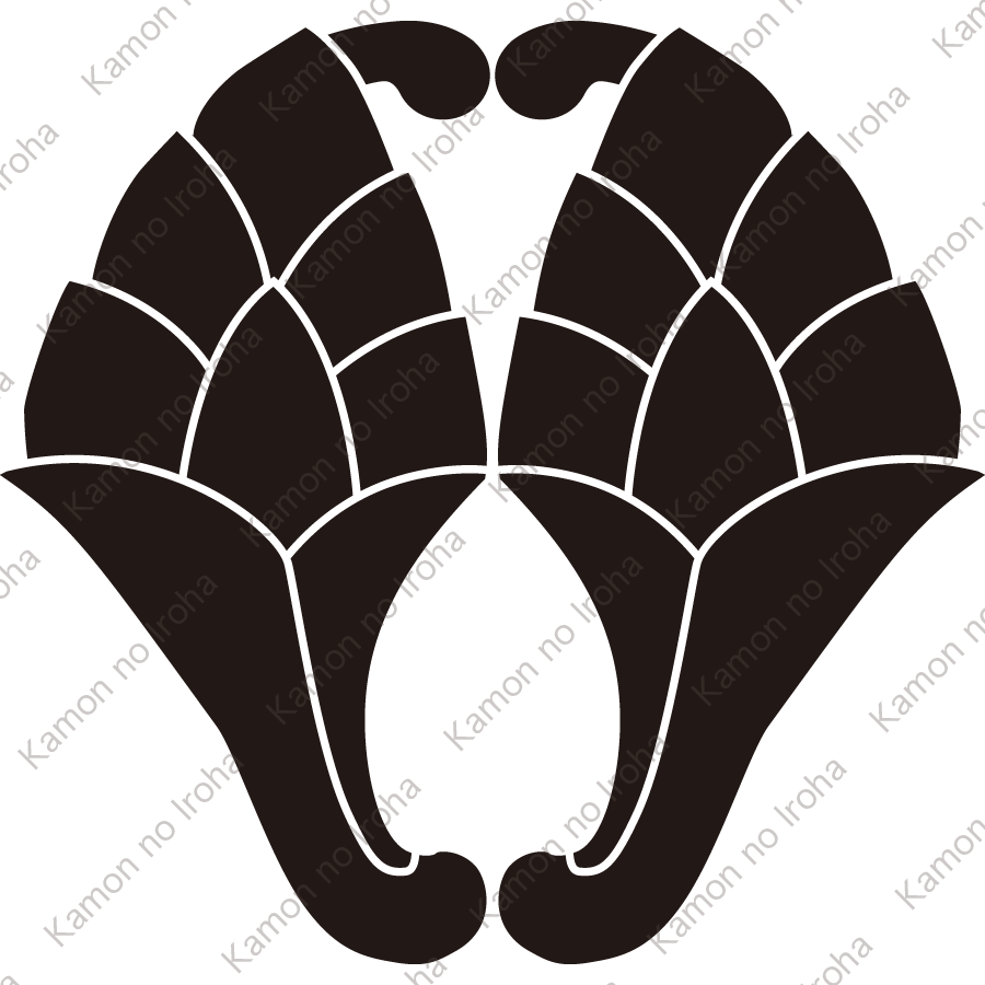 変り八つ葉抱き杏葉紋