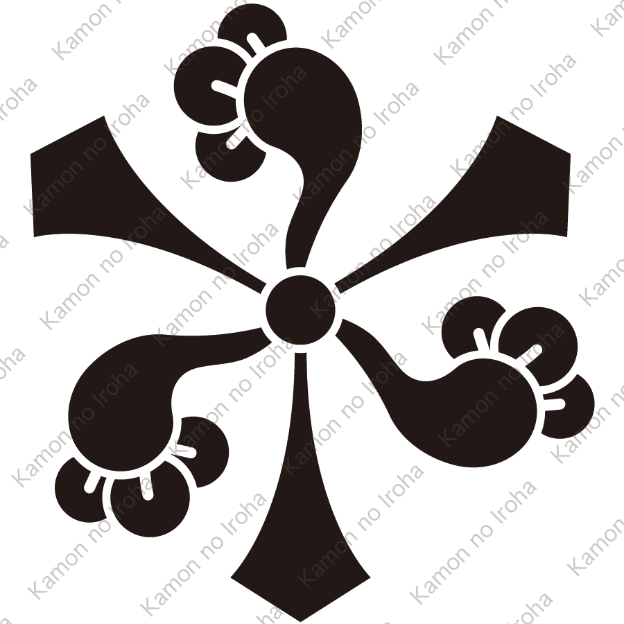 剣三つ捻じ丁子紋