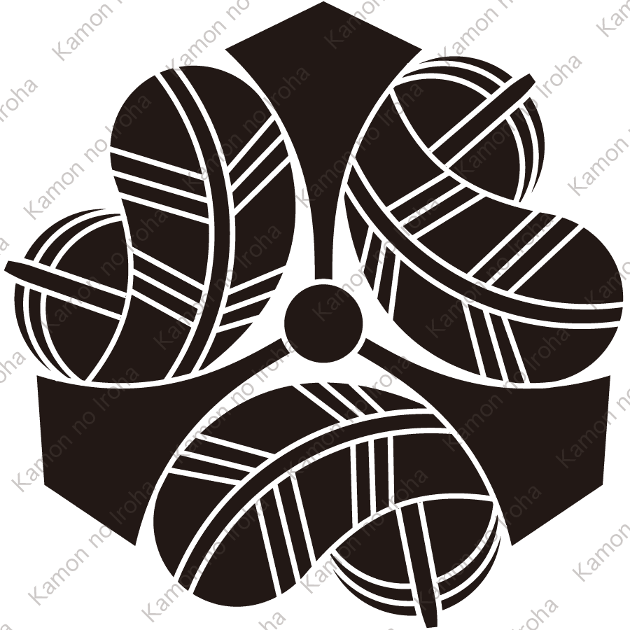 剣三つ折れ鷹の羽紋