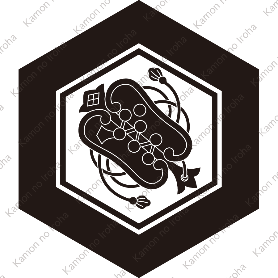 亀甲に軍配唐団扇紋