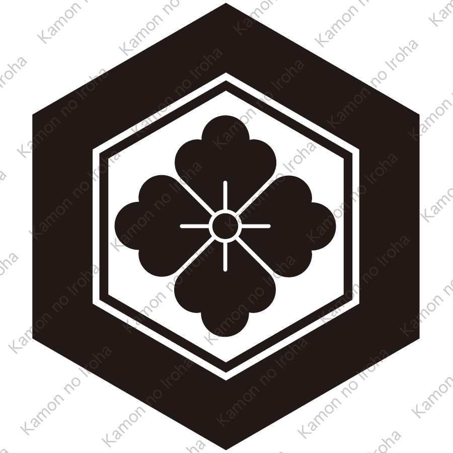 越後村松藩堀氏の替紋、越後椎谷藩堀氏の替紋、近江三上藩遠藤氏の定紋、旗本遠藤氏