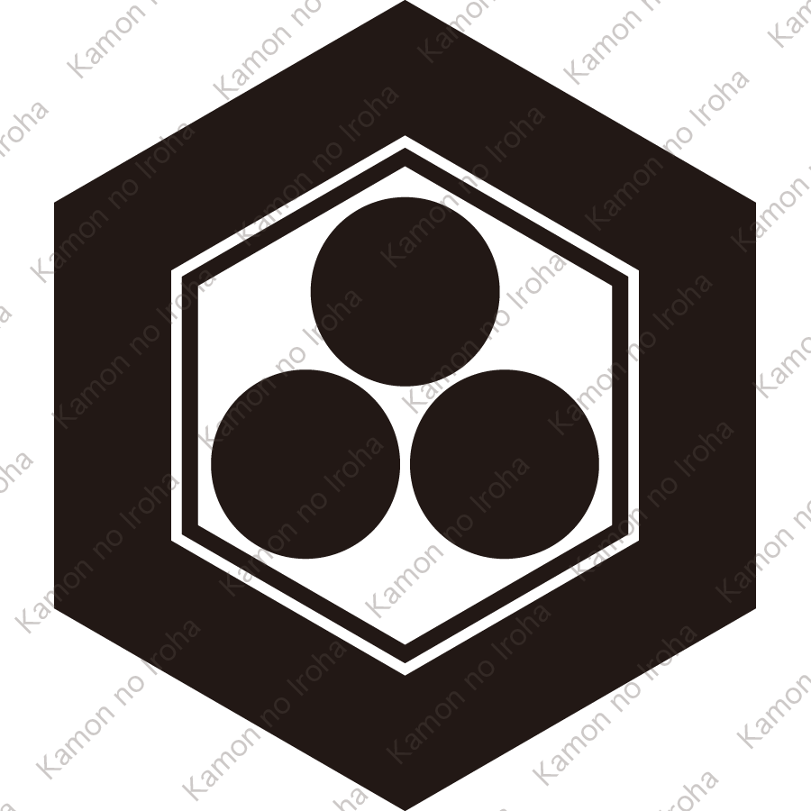 亀甲に三つ星紋