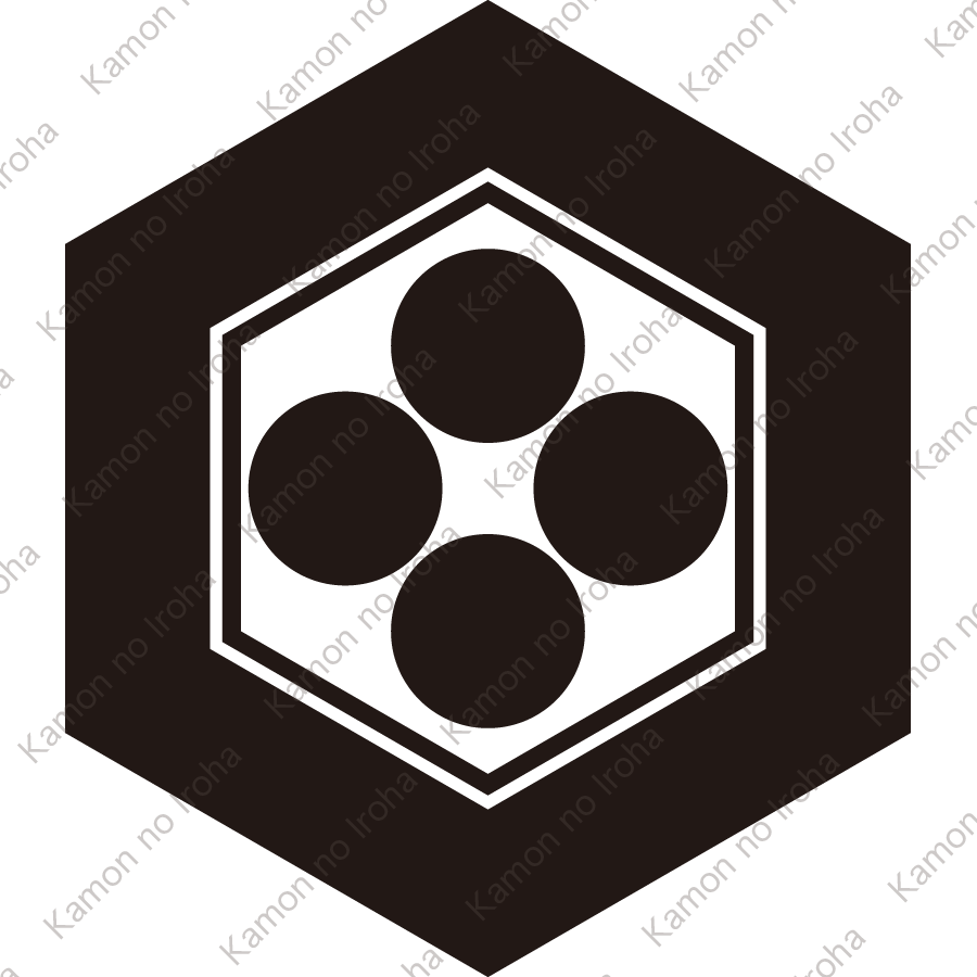 亀甲に四つ星紋