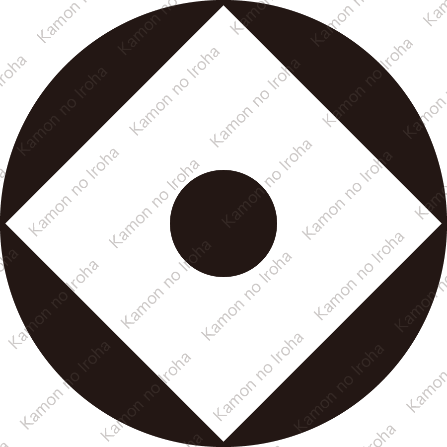 石持ち地抜き釘抜（２）紋