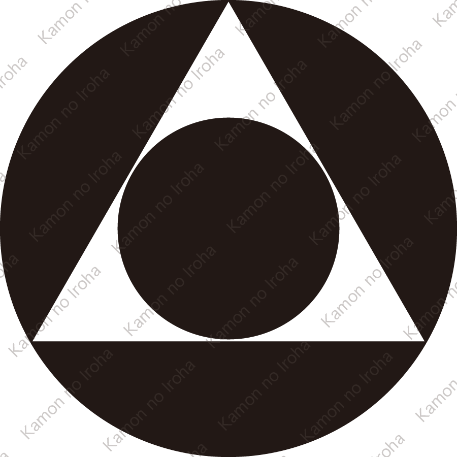 石持ち地抜き鱗に星紋