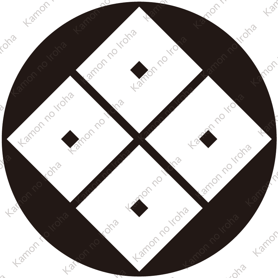 石持ち四つ目紋