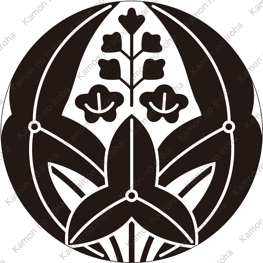 子持ち抱き沢瀉紋