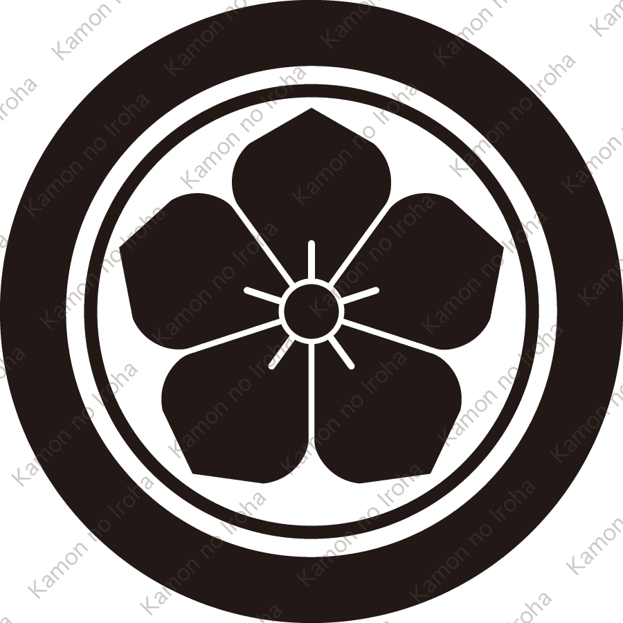 子持ち輪に桔梗紋