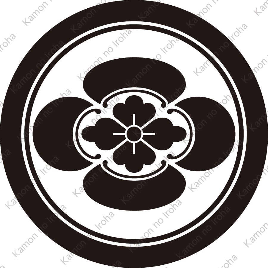 子持ち輪に木瓜紋