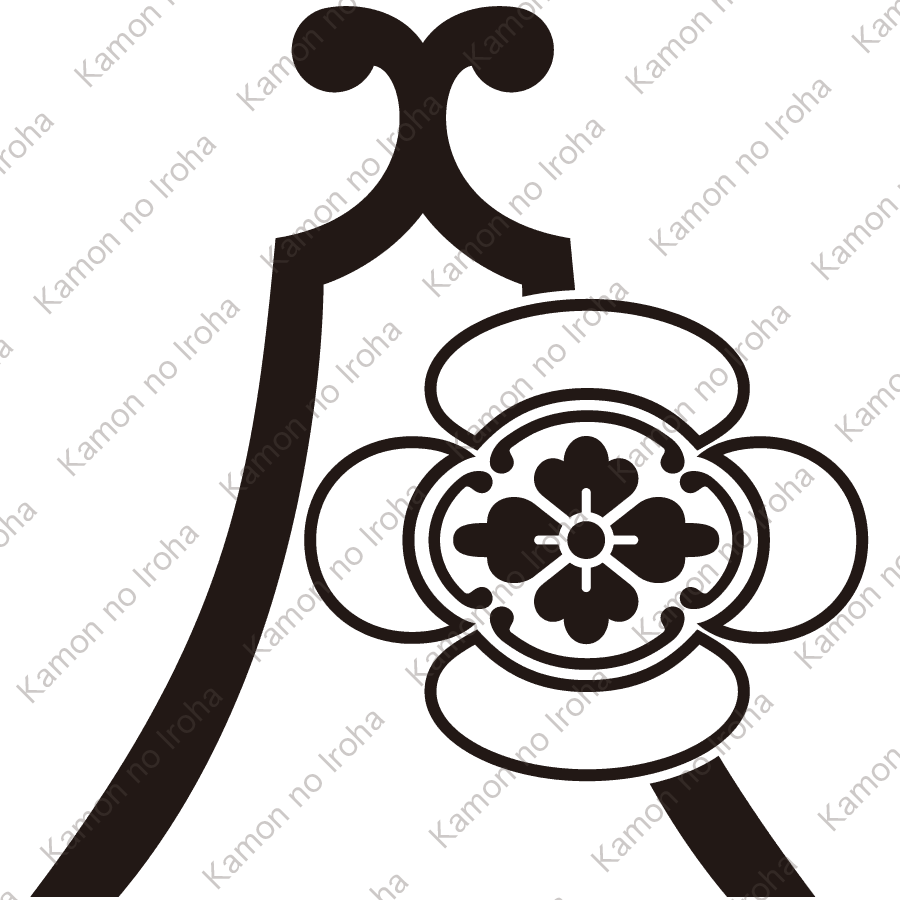 琴柱に陰木瓜紋