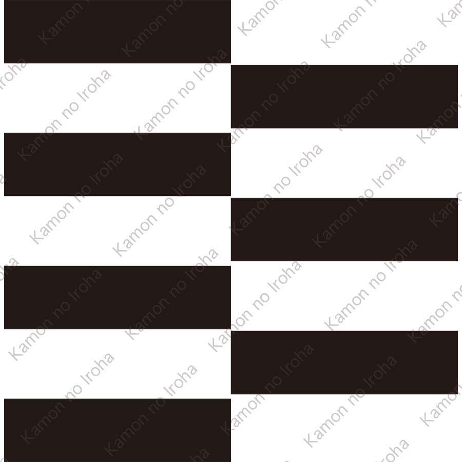 喰違い七つ引両紋