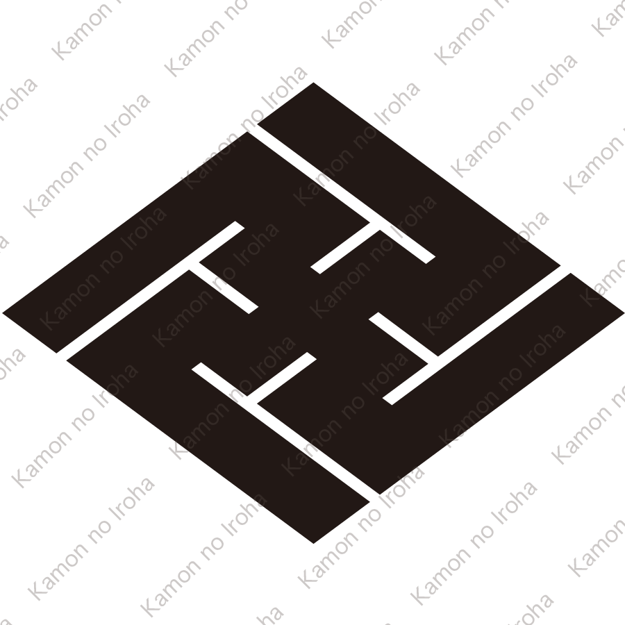 万字菱崩し紋