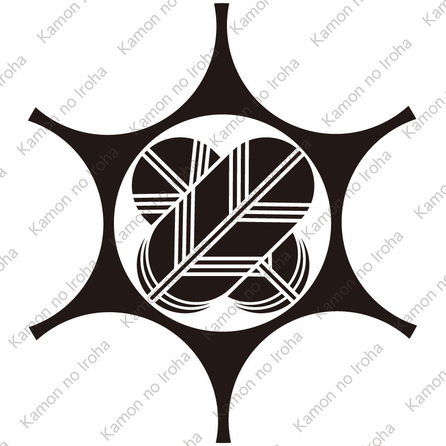 鞠鋏みに違い鷹の羽紋