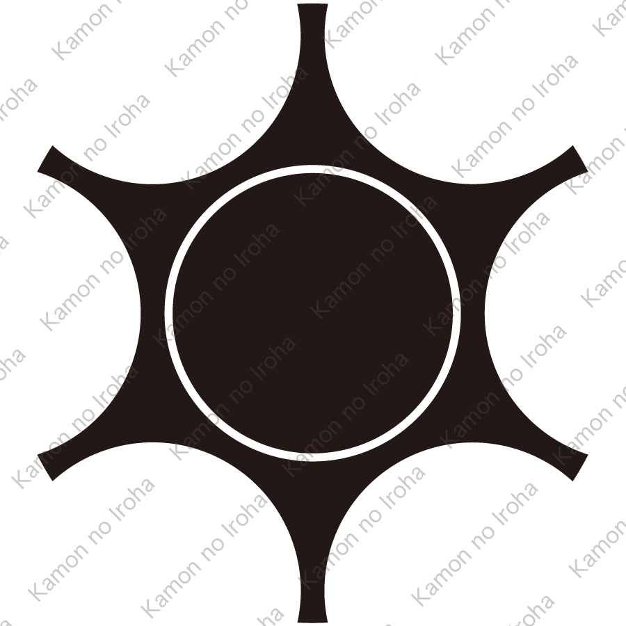 鞠鋏みに黒餅紋