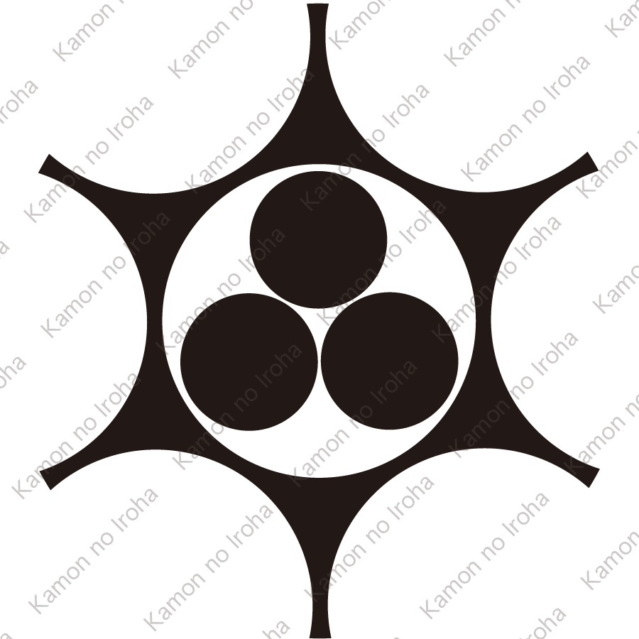 鞠鋏みに三つ星紋