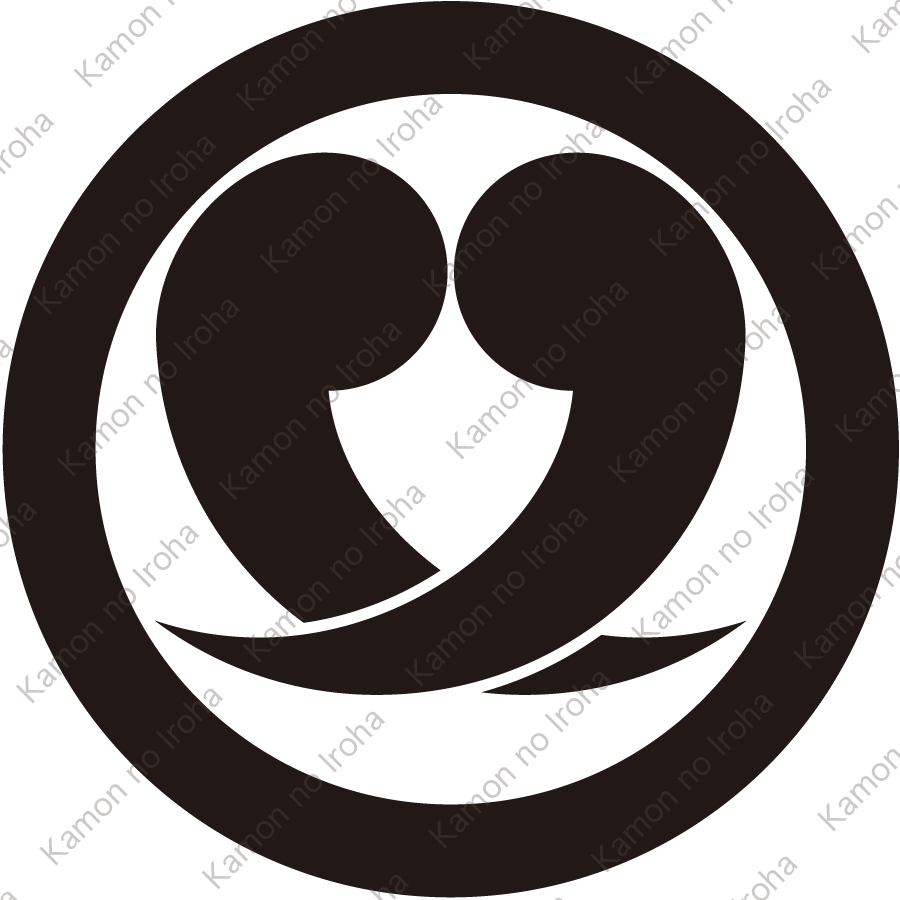 丸に違い二つ巴紋