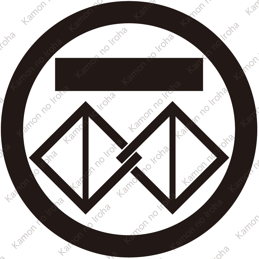 丸に違い枡に枡掻紋