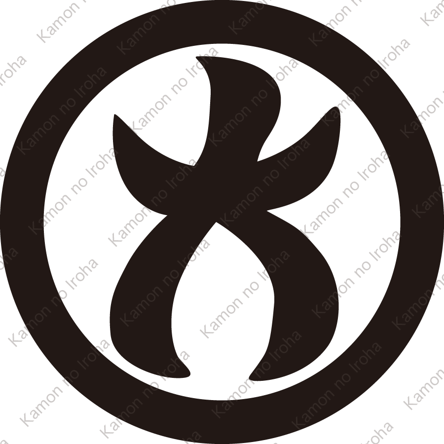 丸に大文字（２）紋