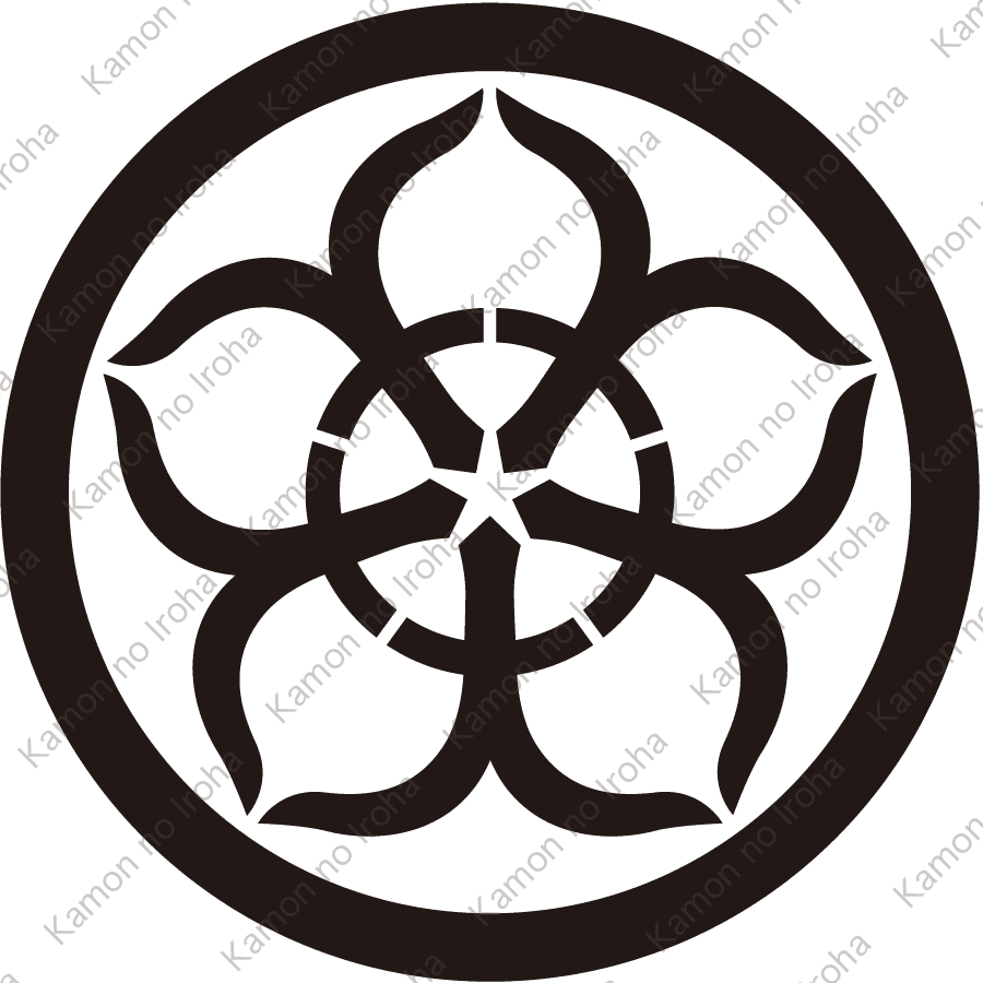 丸に大の字桔梗紋