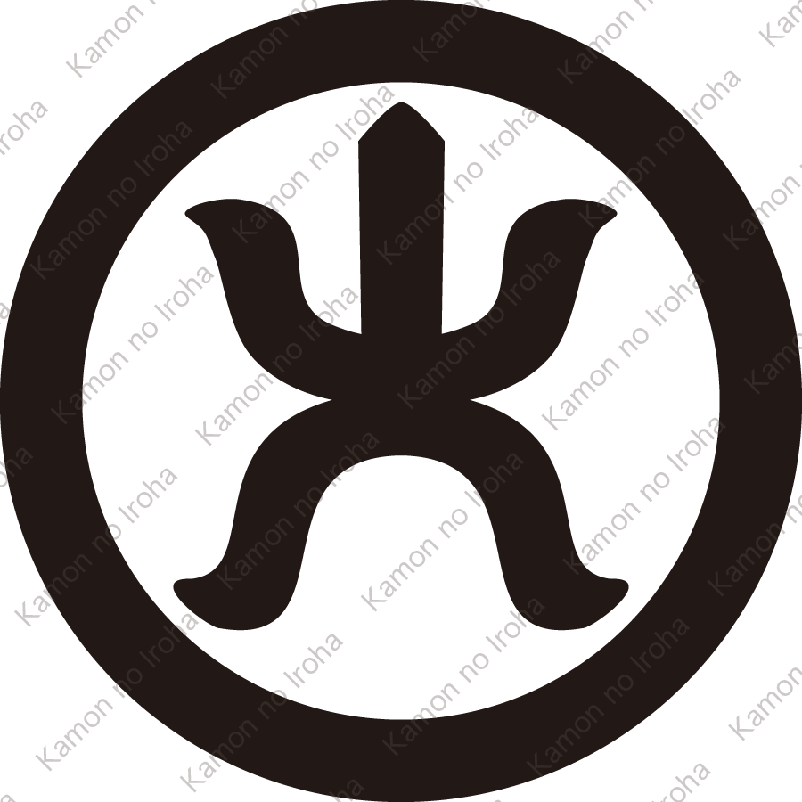 丸に大の古字（２）紋