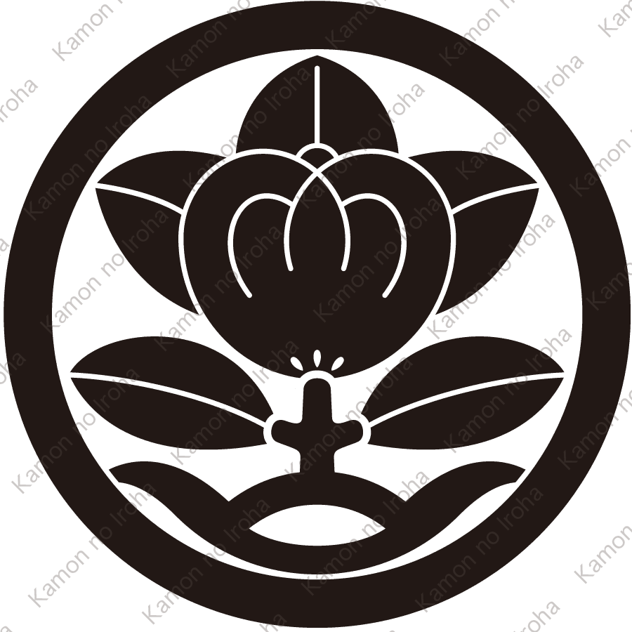 丸に台付き橘紋