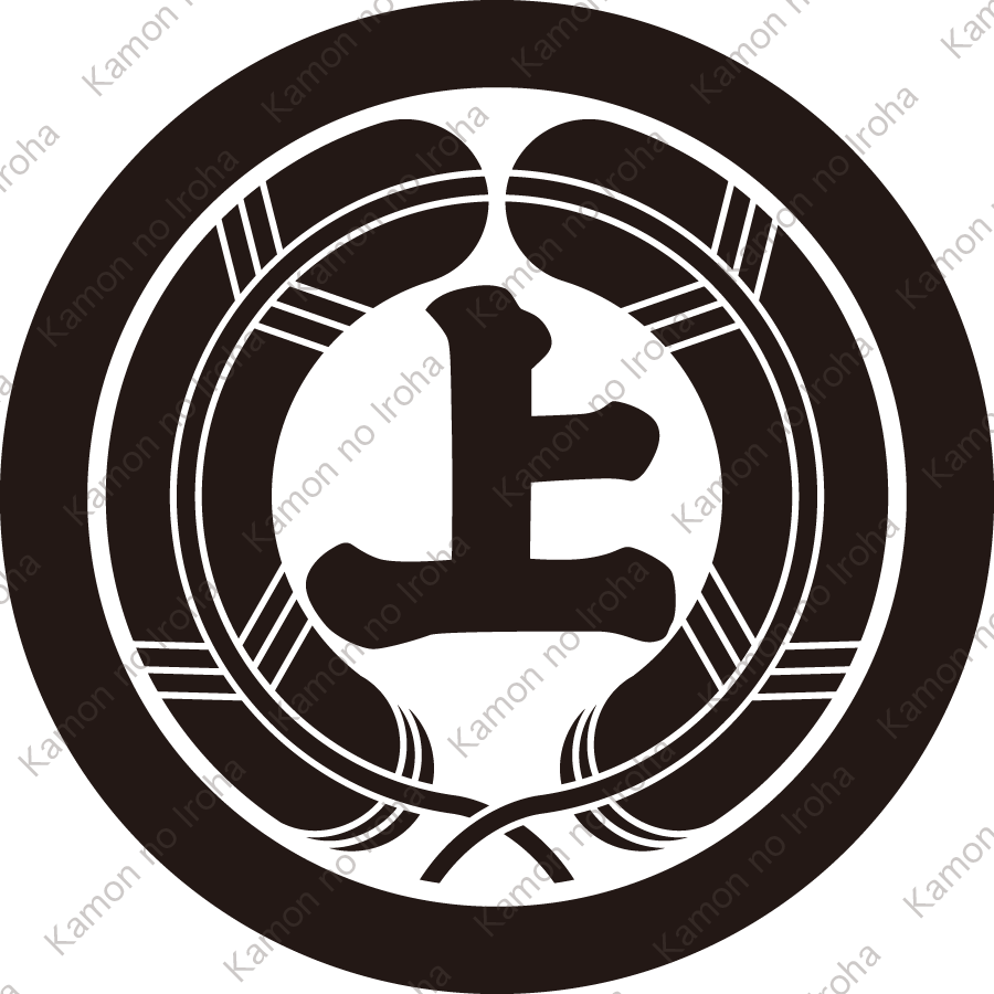 丸に抱き鷹の羽に上文字紋