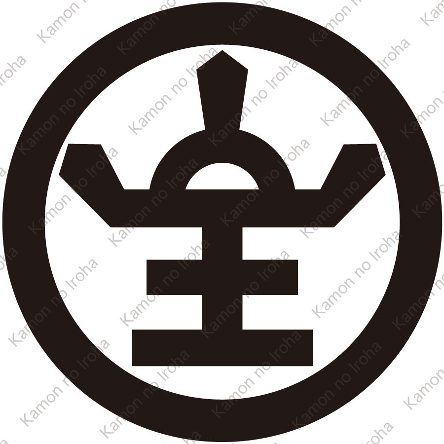 丸に堂の字崩し紋