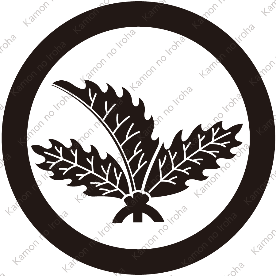 丸に枝柊紋