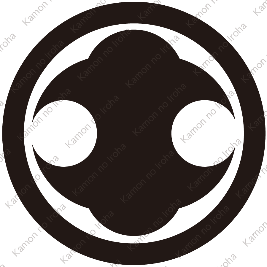 丸に花形分銅紋