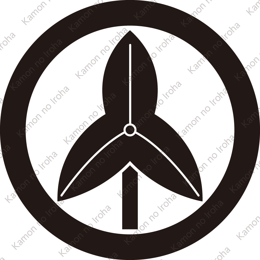 丸に一つ葉沢瀉紋