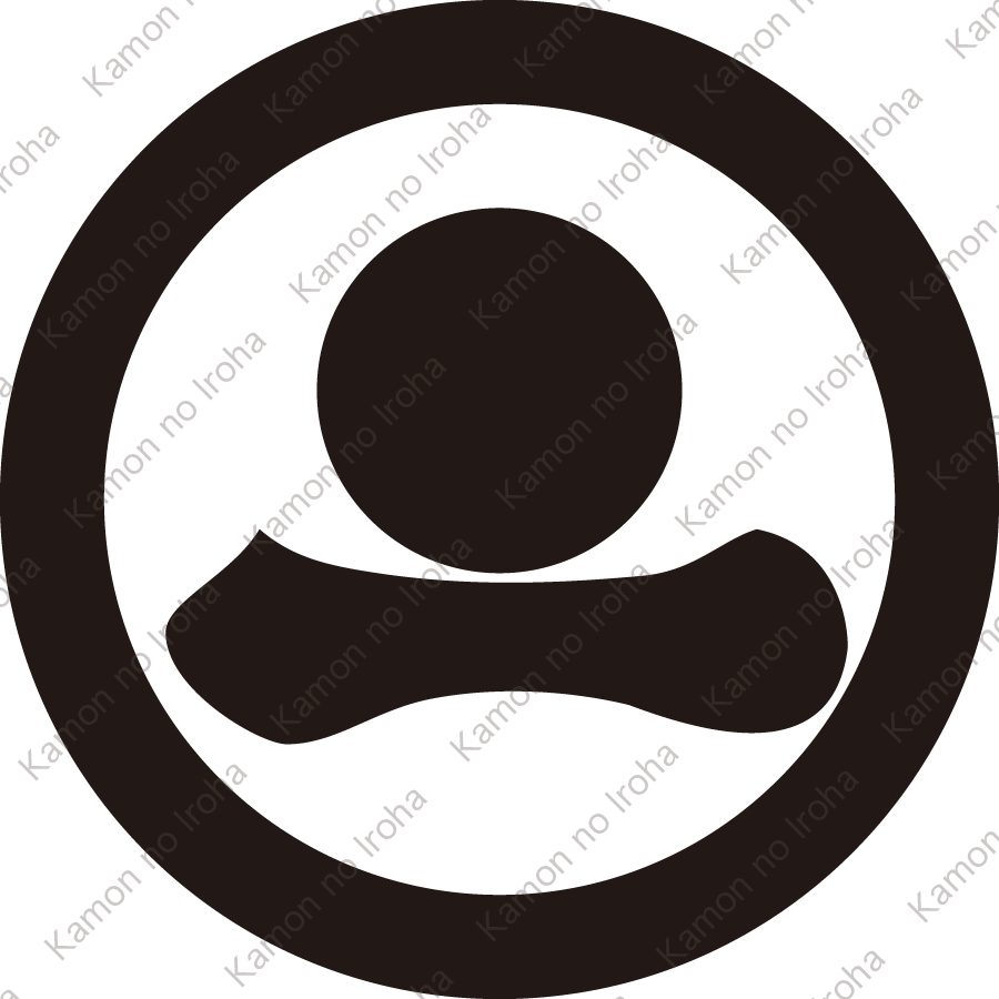 丸に一つ星に一文字紋